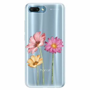 Silikonové pouzdro iSaprio - Three Flowers - Huawei Honor 10 obraz