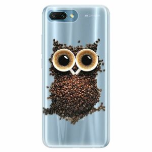 Silikonové pouzdro iSaprio - Owl And Coffee - Huawei Honor 10 obraz