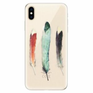 Silikonové pouzdro iSaprio - Three Feathers - iPhone XS Max obraz