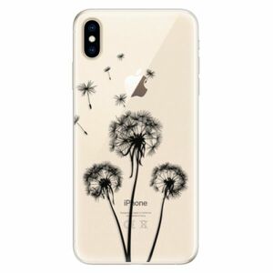 Silikonové pouzdro iSaprio - Three Dandelions - black - iPhone XS Max obraz