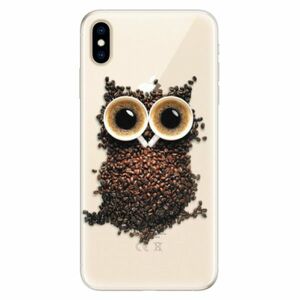 Silikonové pouzdro iSaprio - Owl And Coffee - iPhone XS Max obraz