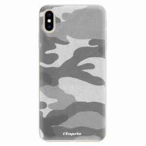 Silikonové pouzdro iSaprio - Gray Camuflage 02 - iPhone XS Max obraz
