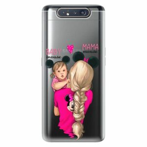 Odolné silikonové pouzdro iSaprio - Mama Mouse Blond and Girl - Samsung Galaxy A80 obraz