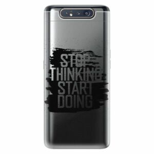 Odolné silikonové pouzdro iSaprio - Start Doing - black - Samsung Galaxy A80 obraz