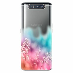 Odolné silikonové pouzdro iSaprio - Rainbow Grass - Samsung Galaxy A80 obraz