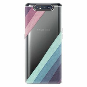 Odolné silikonové pouzdro iSaprio - Glitter Stripes 01 - Samsung Galaxy A80 obraz