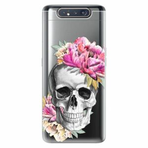 Odolné silikonové pouzdro iSaprio - Pretty Skull - Samsung Galaxy A80 obraz