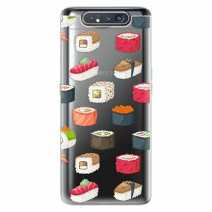 Odolné silikonové pouzdro iSaprio - Sushi Pattern - Samsung Galaxy A80 obraz