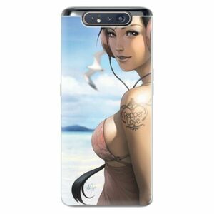 Odolné silikonové pouzdro iSaprio - Girl 02 - Samsung Galaxy A80 obraz