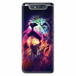 Odolné silikonové pouzdro iSaprio - Lion in Colors - Samsung Galaxy A80 obraz