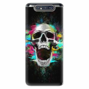 Odolné silikonové pouzdro iSaprio - Skull in Colors - Samsung Galaxy A80 obraz