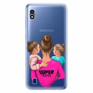 Odolné silikonové pouzdro iSaprio - Super Mama - Two Girls - Samsung Galaxy A10 obraz