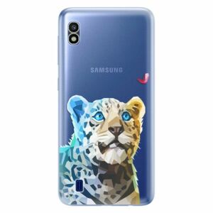 Odolné silikonové pouzdro iSaprio - Leopard With Butterfly - Samsung Galaxy A10 obraz