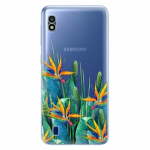 Odolné silikonové pouzdro iSaprio - Exotic Flowers - Samsung Galaxy A10 obraz