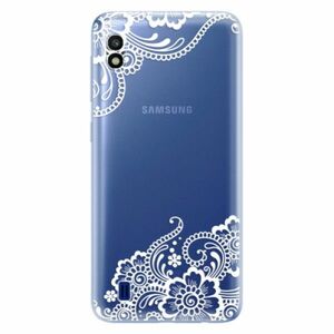 Odolné silikonové pouzdro iSaprio - White Lace 02 - Samsung Galaxy A10 obraz