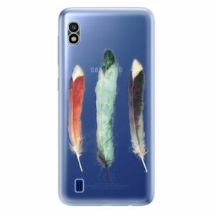 Odolné silikonové pouzdro iSaprio - Three Feathers - Samsung Galaxy A10 obraz
