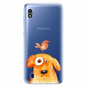 Odolné silikonové pouzdro iSaprio - Dog And Bird - Samsung Galaxy A10 obraz