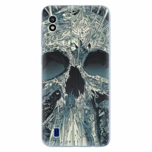 Odolné silikonové pouzdro iSaprio - Abstract Skull - Samsung Galaxy A10 obraz