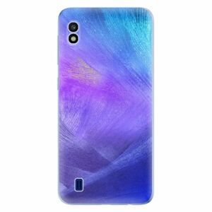 Odolné silikonové pouzdro iSaprio - Purple Feathers - Samsung Galaxy A10 obraz