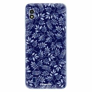 Odolné silikonové pouzdro iSaprio - Blue Leaves 05 - Samsung Galaxy A10 obraz