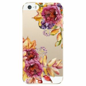 Odolné silikonové pouzdro iSaprio - Fall Flowers - iPhone 5/5S/SE obraz