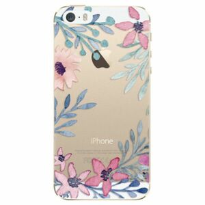 Odolné silikonové pouzdro iSaprio - Leaves and Flowers - iPhone 5/5S/SE obraz