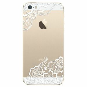 Odolné silikonové pouzdro iSaprio - White Lace 02 - iPhone 5/5S/SE obraz