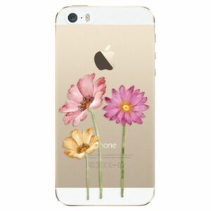Odolné silikonové pouzdro iSaprio - Three Flowers - iPhone 5/5S/SE obraz