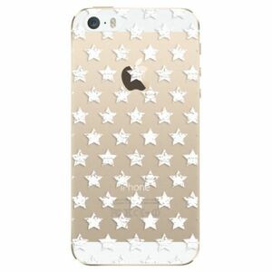 Odolné silikonové pouzdro iSaprio - Stars Pattern - white - iPhone 5/5S/SE obraz