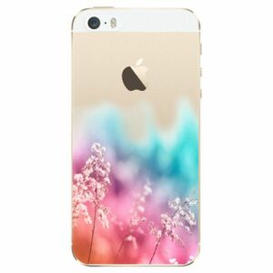 Odolné silikonové pouzdro iSaprio - Rainbow Grass - iPhone 5/5S/SE obraz