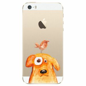 Odolné silikonové pouzdro iSaprio - Dog And Bird - iPhone 5/5S/SE obraz