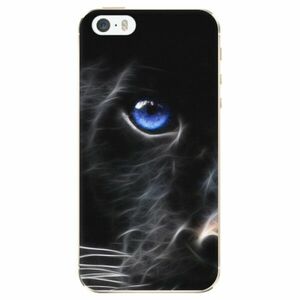 Odolné silikonové pouzdro iSaprio - Black Puma - iPhone 5/5S/SE obraz