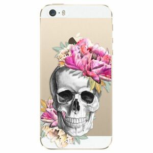 Odolné silikonové pouzdro iSaprio - Pretty Skull - iPhone 5/5S/SE obraz