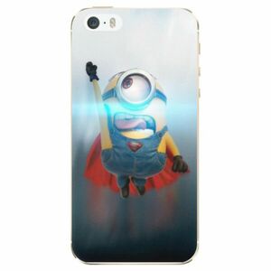Odolné silikonové pouzdro iSaprio - Mimons Superman 02 - iPhone 5/5S/SE obraz