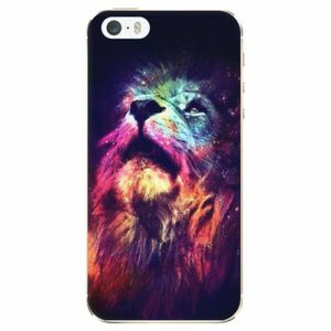 Odolné silikonové pouzdro iSaprio - Lion in Colors - iPhone 5/5S/SE obraz