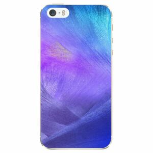 Odolné silikonové pouzdro iSaprio - Purple Feathers - iPhone 5/5S/SE obraz