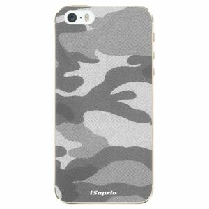 Odolné silikonové pouzdro iSaprio - Gray Camuflage 02 - iPhone 5/5S/SE obraz