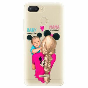 Odolné silikonové pouzdro iSaprio - Mama Mouse Blonde and Boy - Xiaomi Redmi 6 obraz