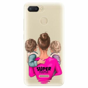 Odolné silikonové pouzdro iSaprio - Super Mama - Two Boys - Xiaomi Redmi 6 obraz