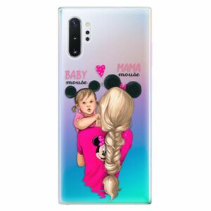 Odolné silikonové pouzdro iSaprio - Mama Mouse Blond and Girl - Samsung Galaxy Note 10+ obraz