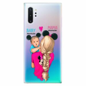Odolné silikonové pouzdro iSaprio - Mama Mouse Blonde and Boy - Samsung Galaxy Note 10+ obraz
