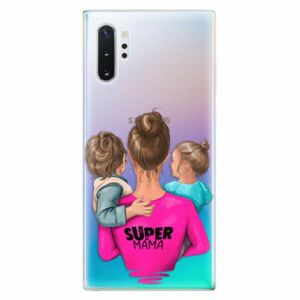 Odolné silikonové pouzdro iSaprio - Super Mama - Boy and Girl - Samsung Galaxy Note 10+ obraz