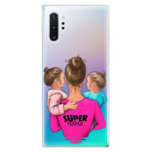 Odolné silikonové pouzdro iSaprio - Super Mama - Two Girls - Samsung Galaxy Note 10+ obraz
