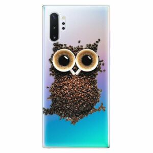 Odolné silikonové pouzdro iSaprio - Owl And Coffee - Samsung Galaxy Note 10+ obraz