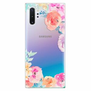 Odolné silikonové pouzdro iSaprio - Flower Brush - Samsung Galaxy Note 10+ obraz