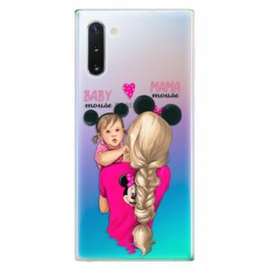 Odolné silikonové pouzdro iSaprio - Mama Mouse Blond and Girl - Samsung Galaxy Note 10 obraz