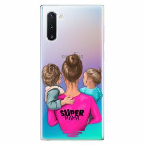 Odolné silikonové pouzdro iSaprio - Super Mama - Boy and Girl - Samsung Galaxy Note 10 obraz