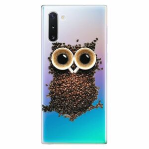 Odolné silikonové pouzdro iSaprio - Owl And Coffee - Samsung Galaxy Note 10 obraz