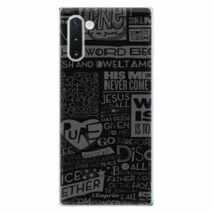 Odolné silikonové pouzdro iSaprio - Text 01 - Samsung Galaxy Note 10 obraz