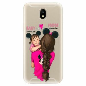 Odolné silikonové pouzdro iSaprio - Mama Mouse Brunette and Girl - Samsung Galaxy J5 2017 obraz